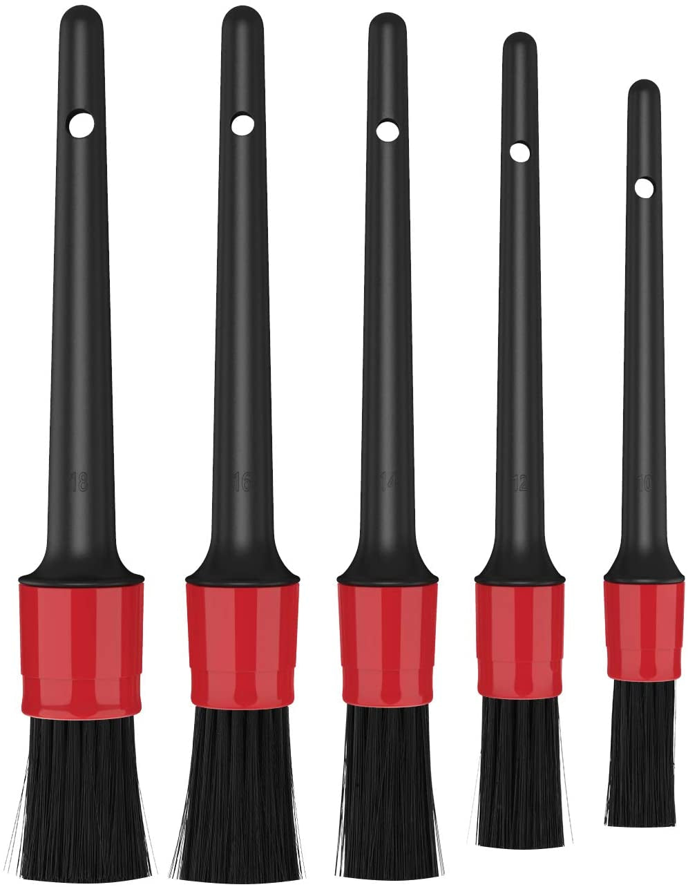 Universal Car Detailing Brush For Car Cleaning Dashboard, Interior, Exterior 5 Pcs Set