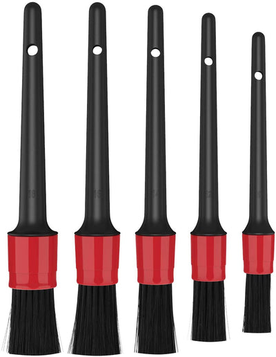 Universal Car Detailing Brush For Car Cleaning Dashboard, Interior, Exterior 5 Pcs Set