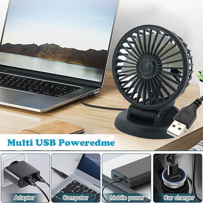 Car Dashboard USB 5V Portable Single Head Up/Down Fan for Car 1 Pc