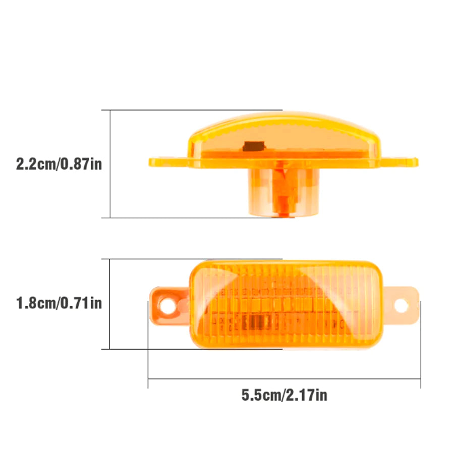 Premium Quality GMC Amber Yellow Led Grill Light For Car , Jeep 6 Pcs Set