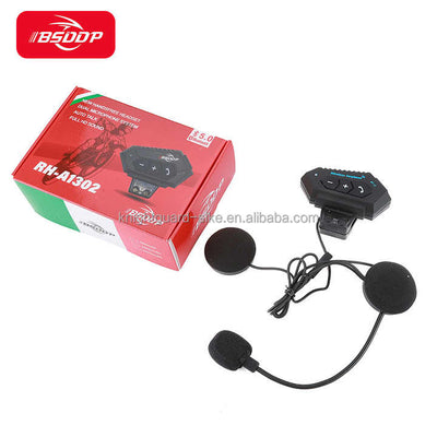 BSDDP Wireless Bluetooth Helmet Head Set Headphone For Calling And Music For All Bikes 1 Pc Set