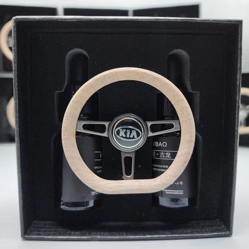 D-11 Steering Perfume Air Freshener Long Lasting Perfume in D Shape For Car 1 Pc