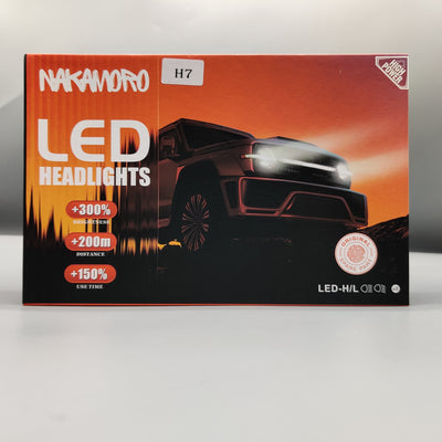 NAKAMORO H7 LED Light For Car Headlight 65 Watt 2 Pcs Set