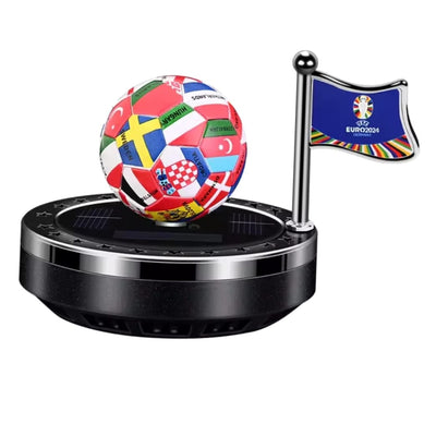 Football Flag Solar Perfume dashboard Scent Air Aroma With Perfume Liquid For Car 1 Pc