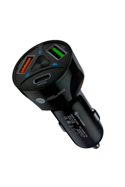 Vital Car Charger 55 W PD 3.0 Power Quick Charge For Car 1 Pc